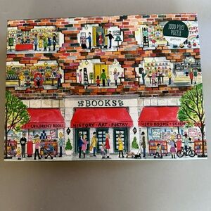 Galison 1000 piece “A Day at the Bookstore” jigsaw puzzle